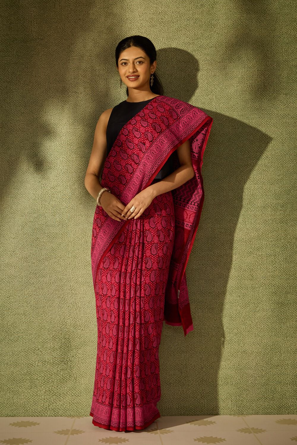 Soft Cotton Printed Saree